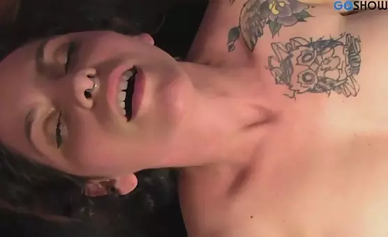 Dirty Kitchen Lesbian Tattoos and Boobs